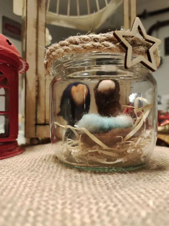 Belén/Misterio lana cardada