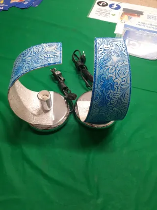 Coppia Lumi Pelle Azzurro/Blu