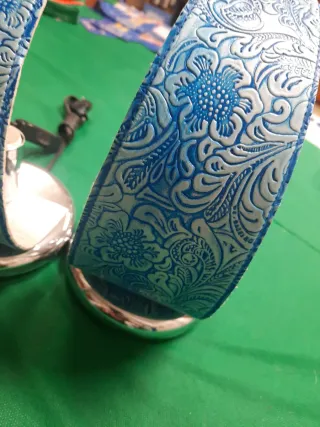 Coppia Lumi Pelle Azzurro/Blu