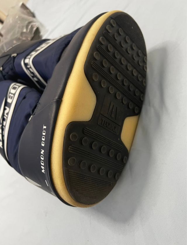 Botas Moon Boot Azul Marino y Negro