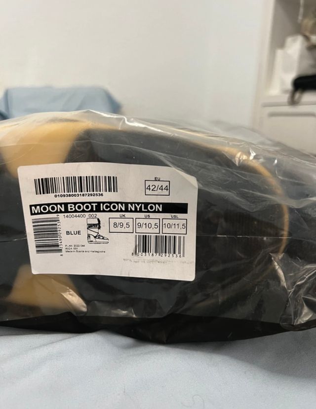 Botas Moon Boot Azul Marino y Negro