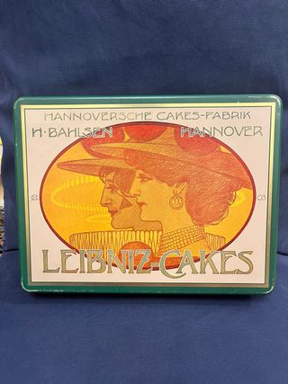 Scatola Latta Vintage Leibniz-Cakes H. Bahlsen