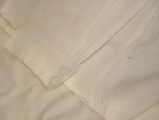 Camisa Trakabarraka cuello bebé blanca Talla M