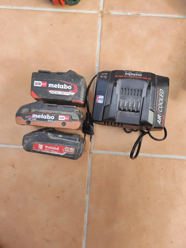 Metabo Baterías y Cargador 18V