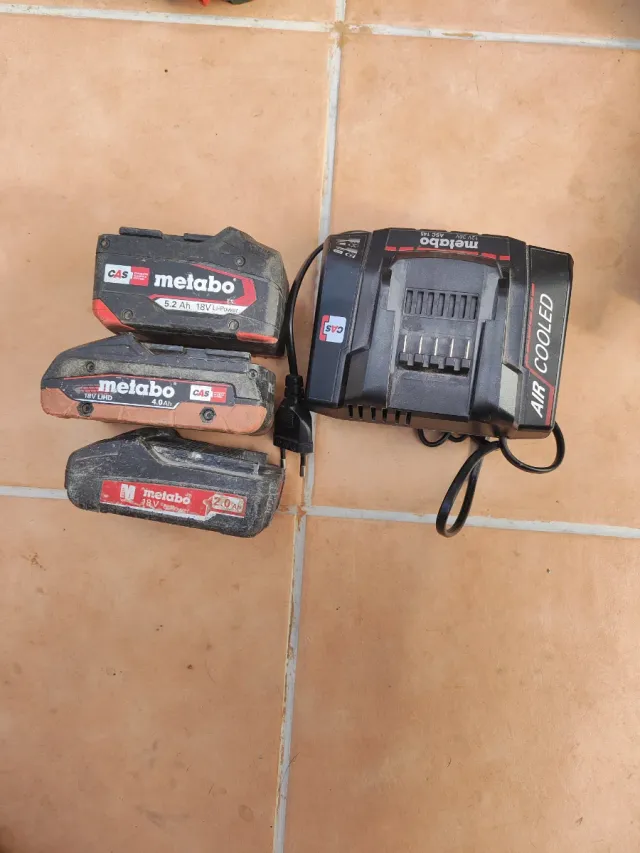 Metabo Baterías y Cargador 18V