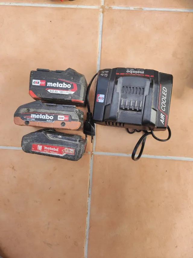 Metabo Baterías y Cargador 18V