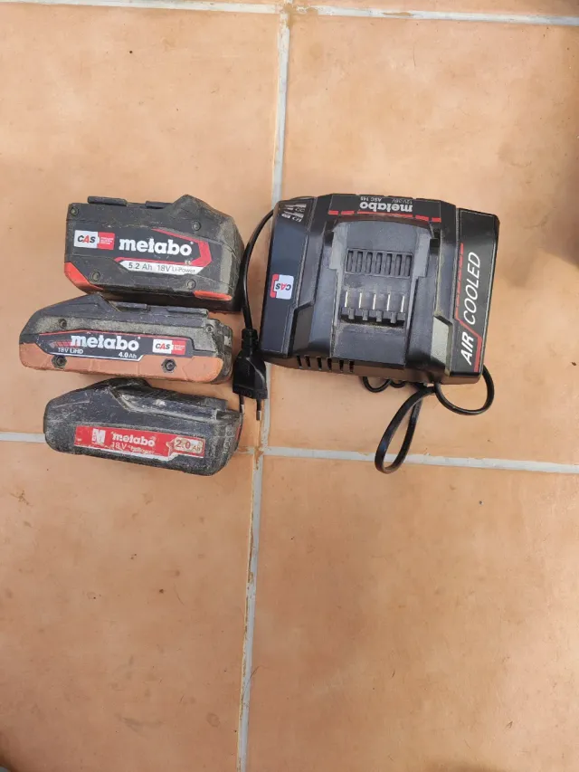 Metabo Baterías y Cargador 18V