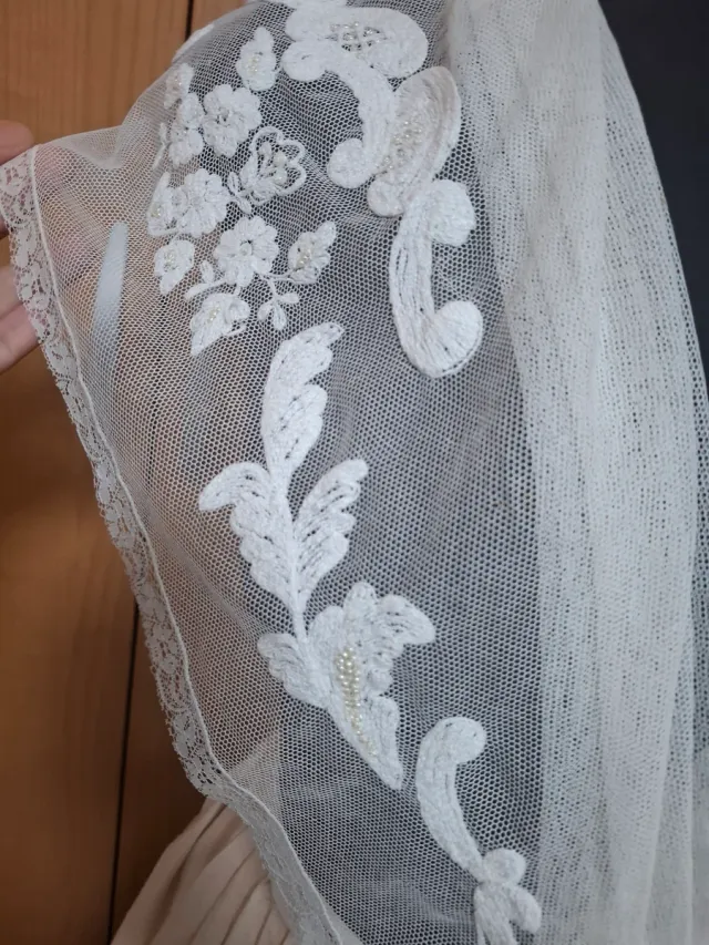 Manteletas Falleras Blancas