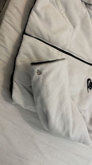 Chaqueta acolchada Nike negra y blanca