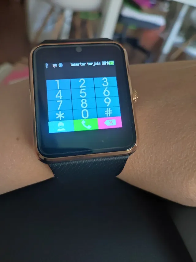 Reloj Inteligente Willful Negro y Dorado