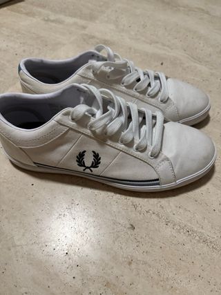 Zapatillas Fred Perry Blancas y Azules