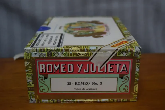 Caja Habanos Romeo y Julieta Vacía