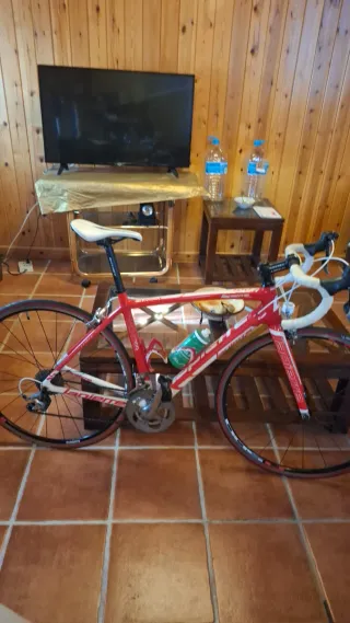 Bicicleta Lapierre Roja y Blanca