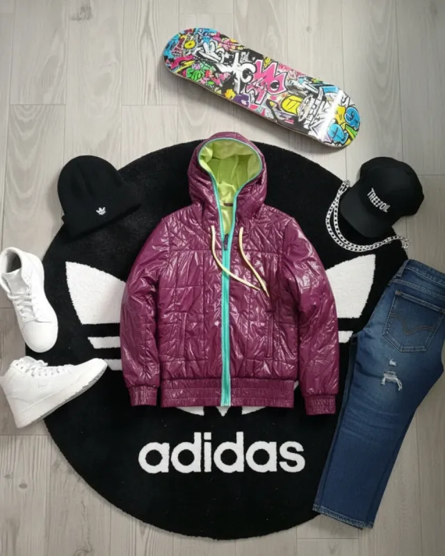 Chaqueta acolchada Adidas Retro Mujer Talla L