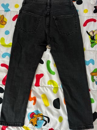 Pantalón vaquero niño negro,