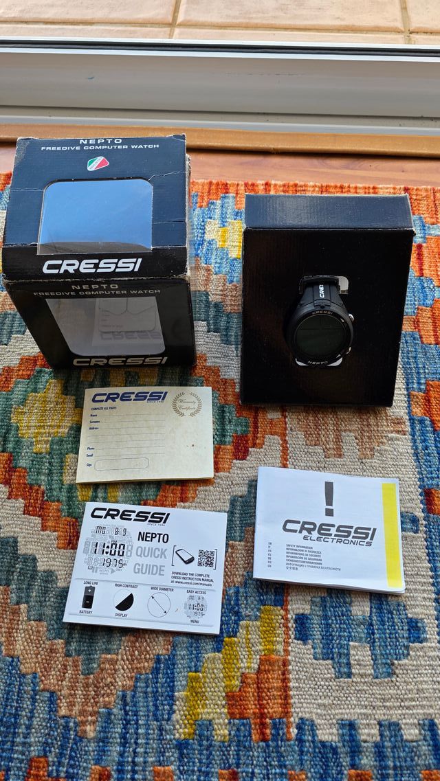 Orologio Cressi Nepto Apnea NUOVO