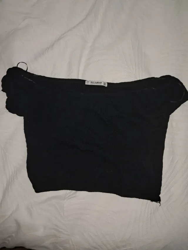 Blusa Pull&Bear Negra Talla L