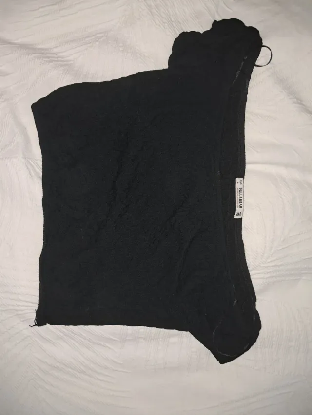 Blusa Pull&Bear Negra Talla L