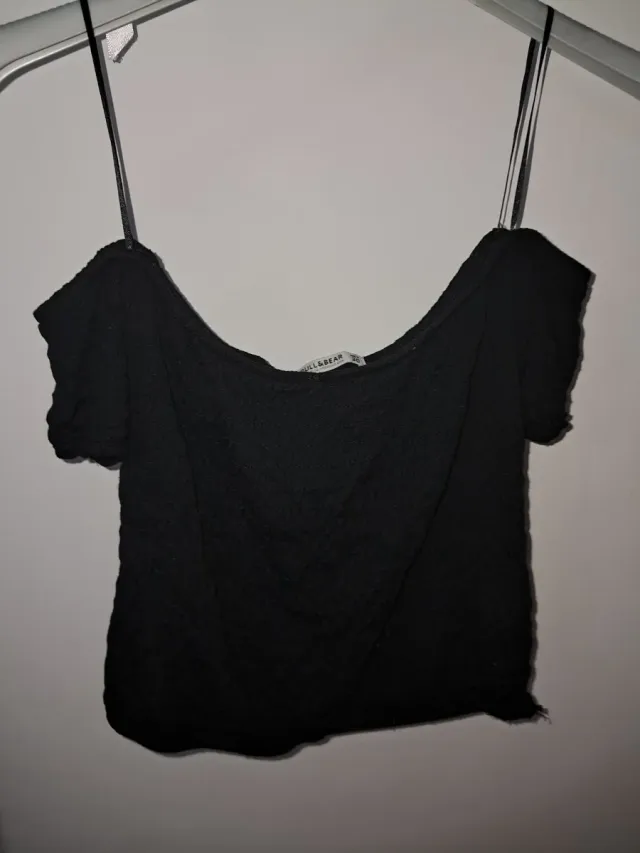 Blusa Pull&Bear Negra Talla L