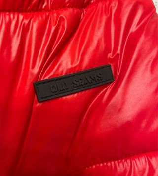 Giubbotto Old Seams Rosso - Taglia L