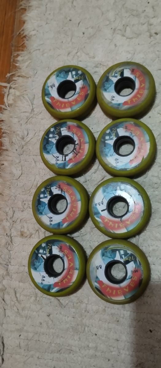 Ruedas Patines agresivo clasicas Hiper 72mm 88a