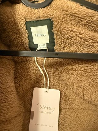 Cappotto per bambini con fodera in pile