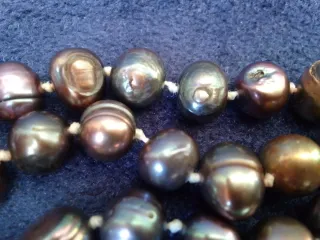 ♠️Collar de perlas negras aguadulce