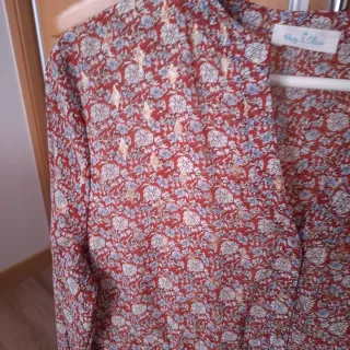 Vestido largo estampado Talla L