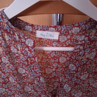 Vestido largo estampado Talla L