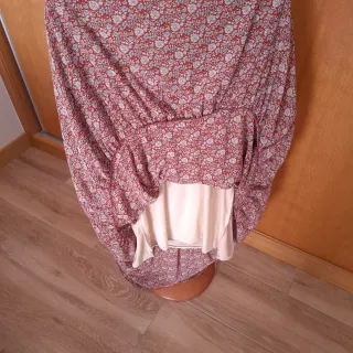 Vestido largo estampado Talla L
