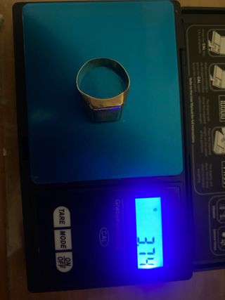 Sello oro 18K Peso 3’74gr