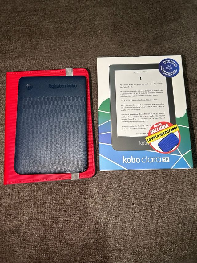 Kobo Clara 2E Lector Ebook Negro con Funda