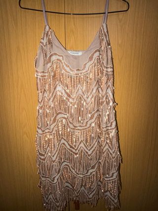 Vestido fiesta lentejuelas Glamorous S