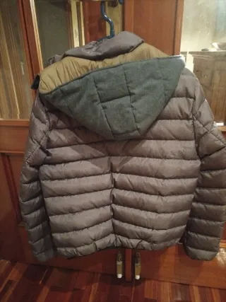 Cazadora plumífero Adhoc marrón hombre