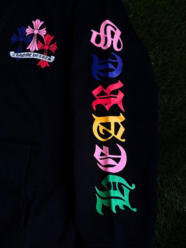 Sudadera Chrome Hearts Negra Multicolor