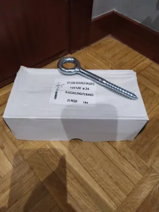 Tornillos para anclaje de andamio. 25 unidades.