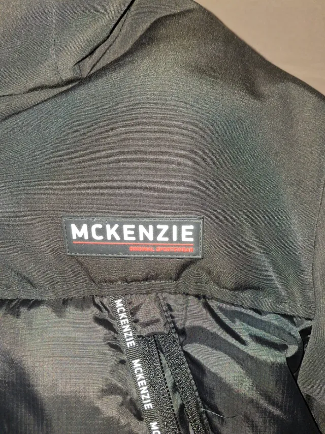 Abrigo McKenzie Negro con pelo talla 12-13