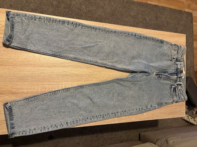 Vaqueros Mom Slim Azules