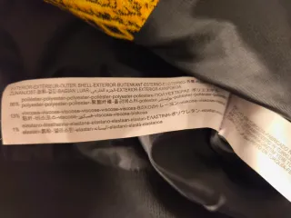 Cazadora Bomber Negra y Dorada