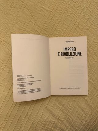 Impero e Rivoluzione di V. Strada