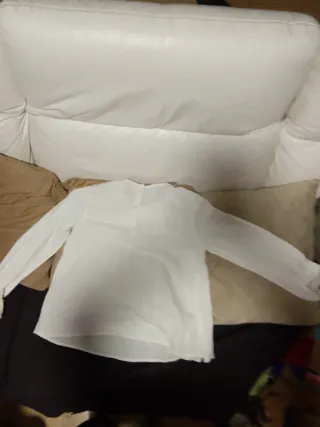 Camiseta blanca manga larga