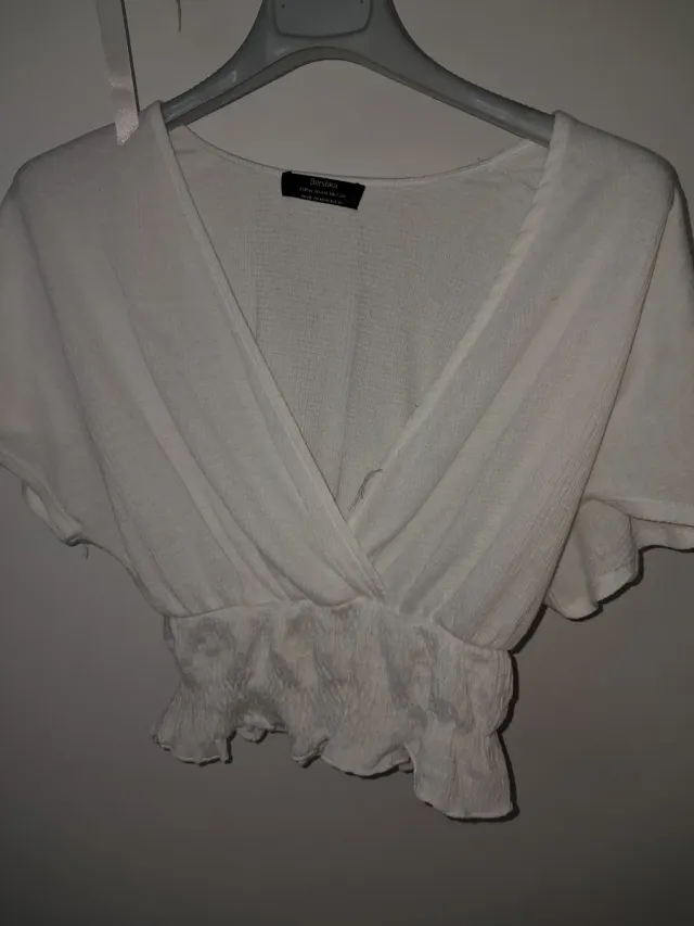 Blusa Bershka blanca