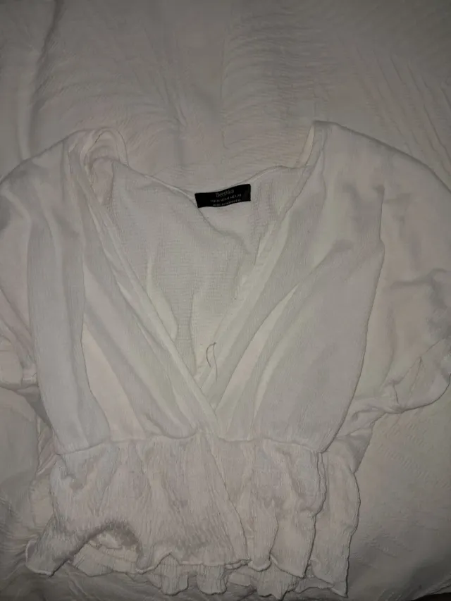Blusa Bershka blanca