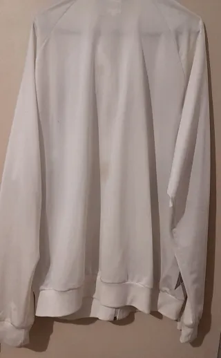 Chaqueta Adidas Hombre Gris y Blanca