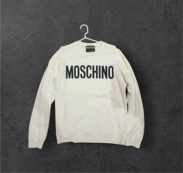 Sudadera Moschino Blanca Logo