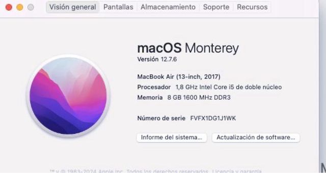 MacBook Air 13” (2017) – i5 / 8GB RAM / 128GB