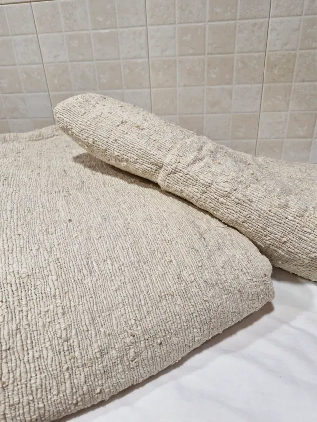 Manta vintage beige grande