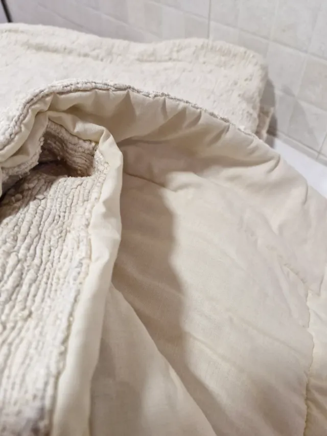 Manta vintage beige grande