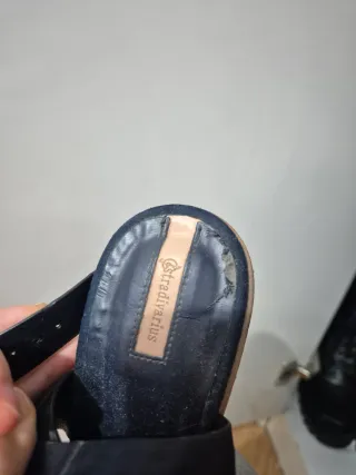 Sandalias de plataforma azul