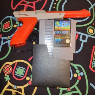 Nintendo NES Zapper con juego Duck Hunt